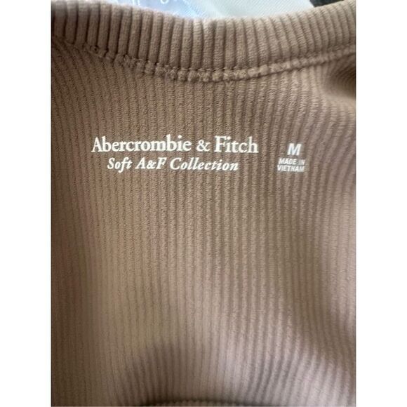 Set of 2 Abercrombie & Fitch Soft A&F Collection Medium Bodysuits White one shou - Picture 3 of 10